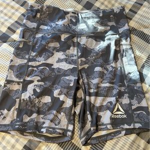 REEbok | Camo Biker Shorts